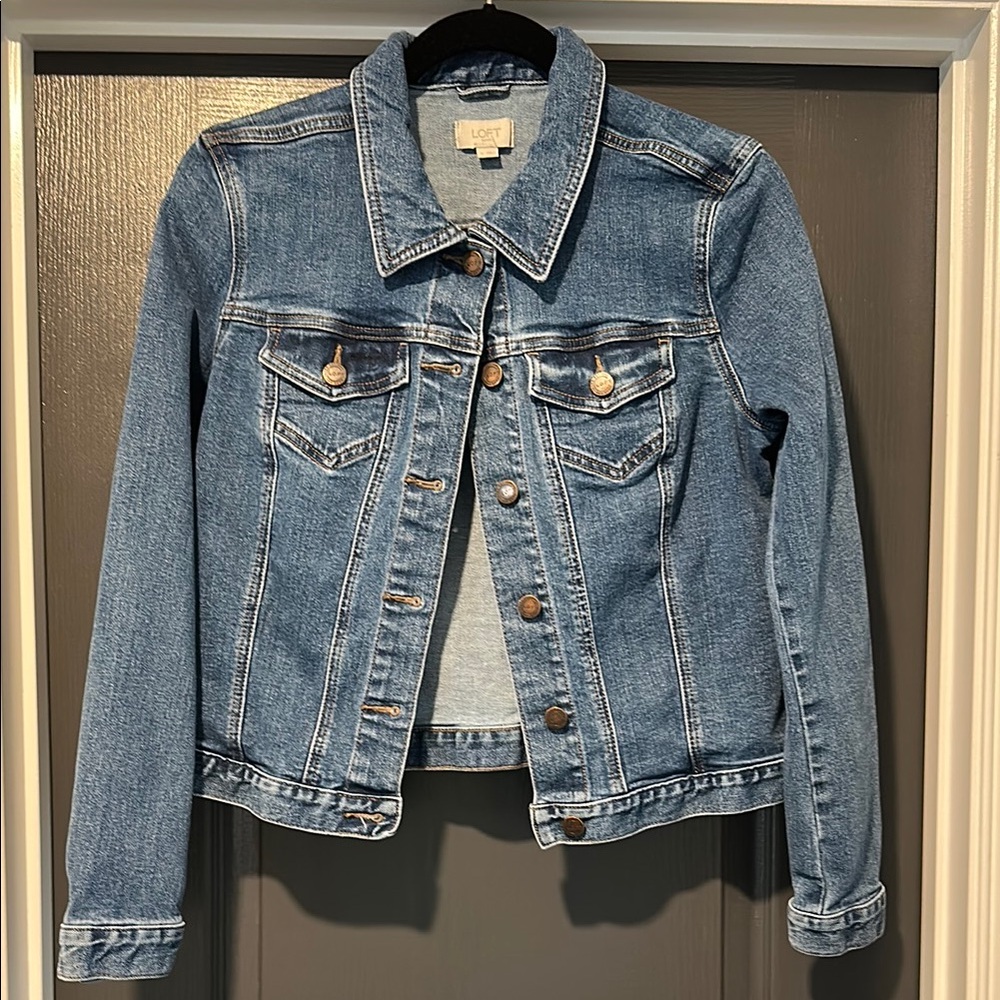 LOFT Outlet Indigo Denim Jacket